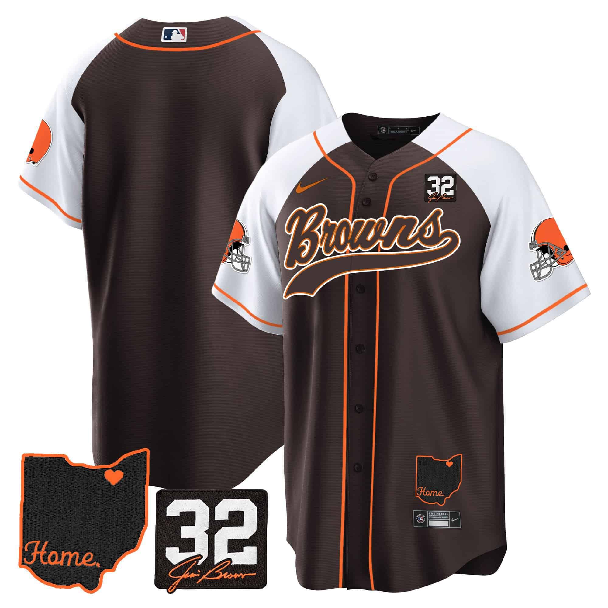 Men Cleveland Browns Blank Brown Memorial Home Patch Baseball 2024 Nike NFL Jersey->indianapolis colts->NFL Jersey